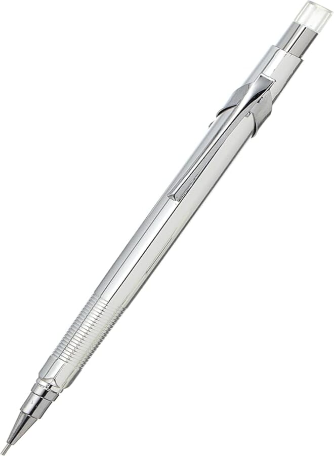 3A Plastic Mechanical Pencil 7 mm Size 3x14, Silver 414
